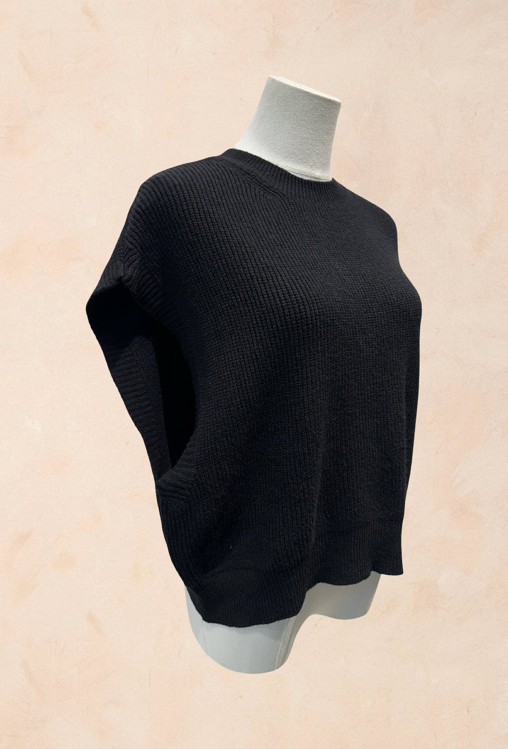 Pull Sans Manches Oversize en Maille – VISCOSE