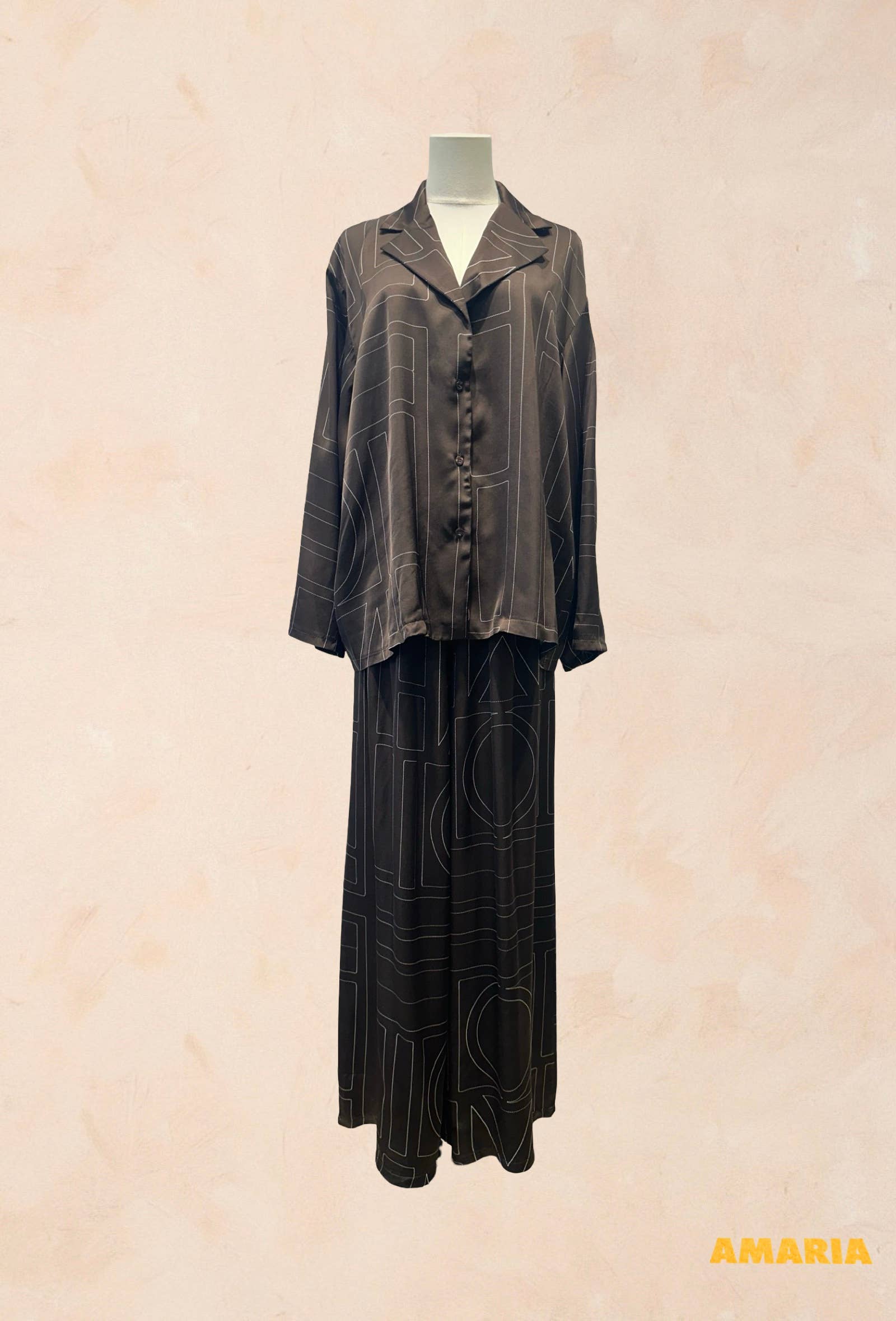 Ensemble PT Chemise Fluide Graphique % VISCOSE