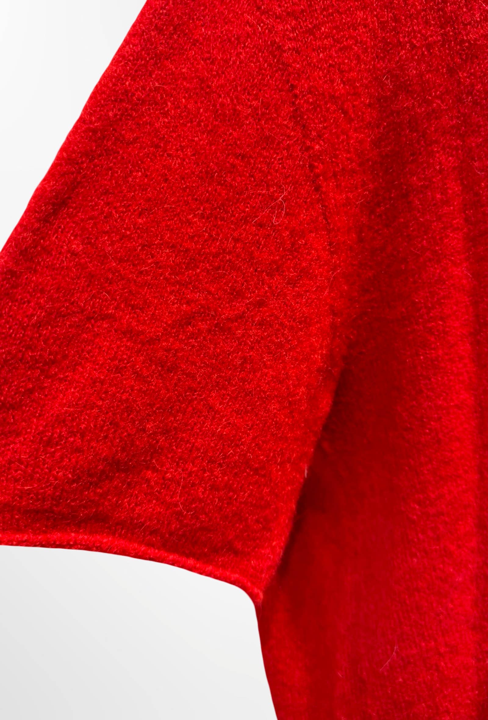 Pull col V manches courtes ALPAGA/ LAINE