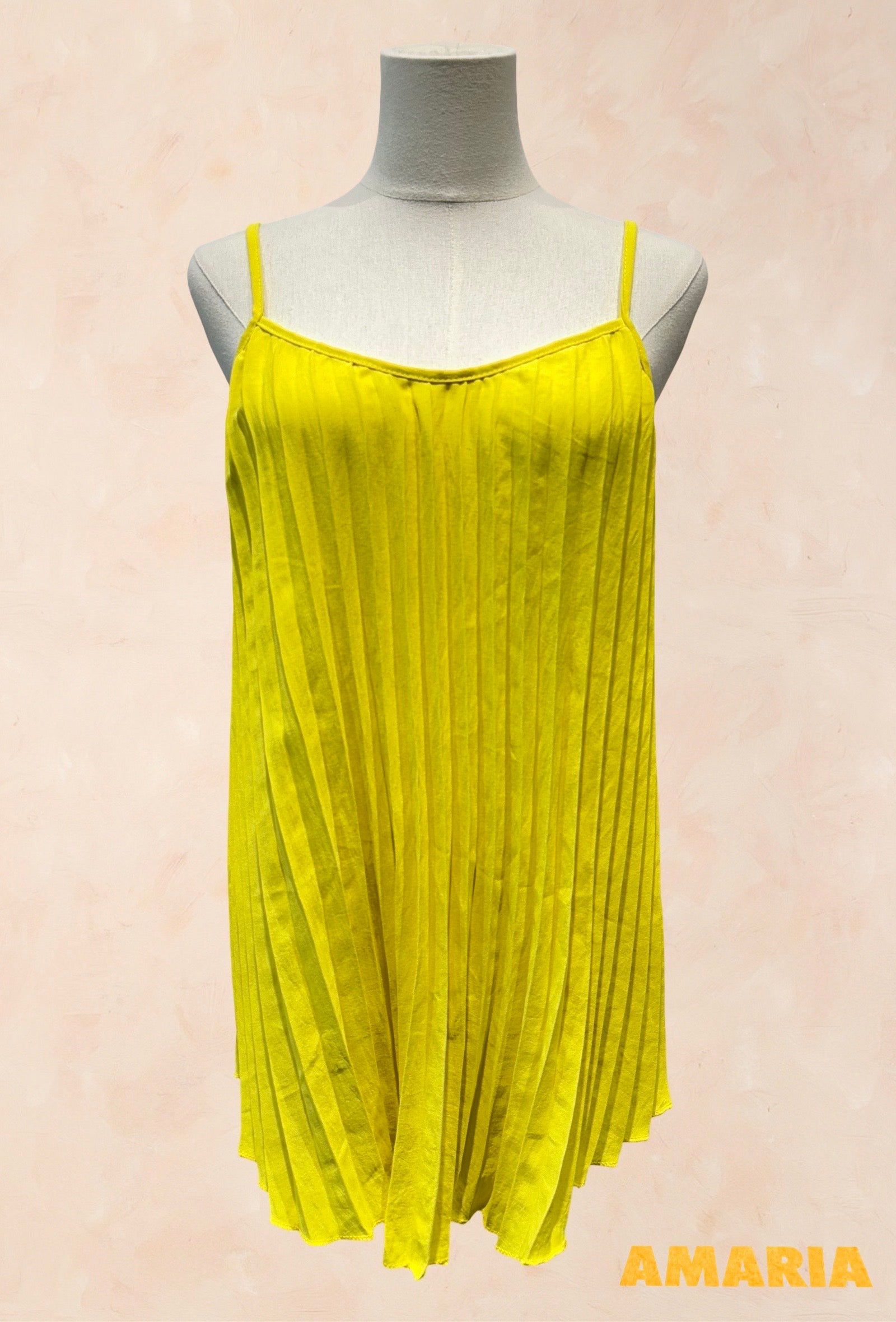 Top Plissé VISCOSE– Bretelles fines, coupe fluide et élégante