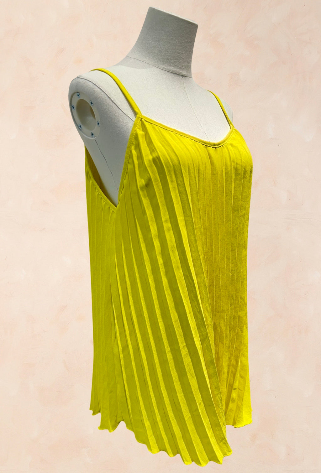 Top plissé à bretelles fines - Viscose