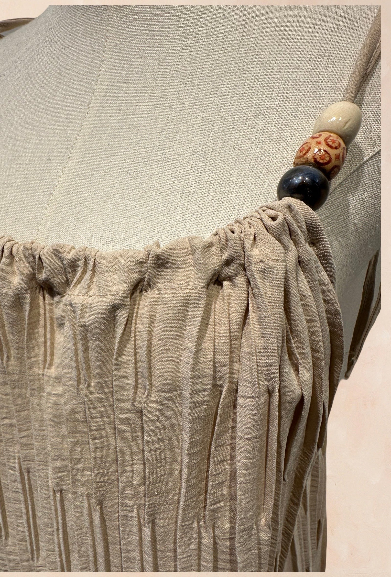 Top plissé à bretelles fines - Viscose