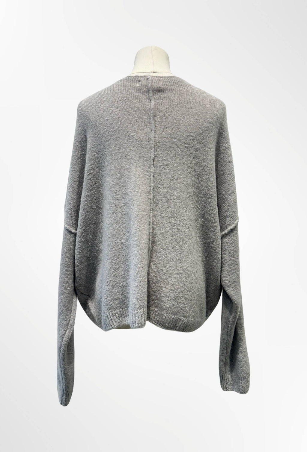 Pull Oversize Col Rond Maille Douce ALPAGA