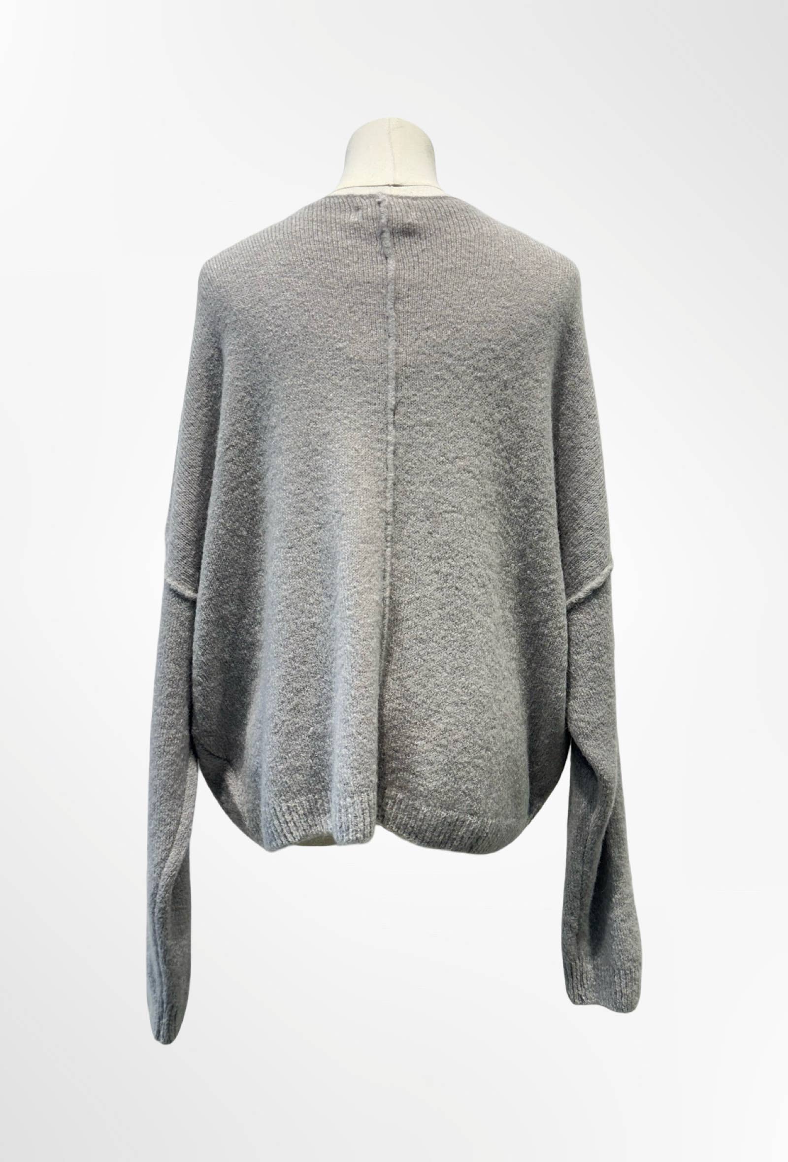 Pull Oversize Col Rond Maille Douce ALPAGA