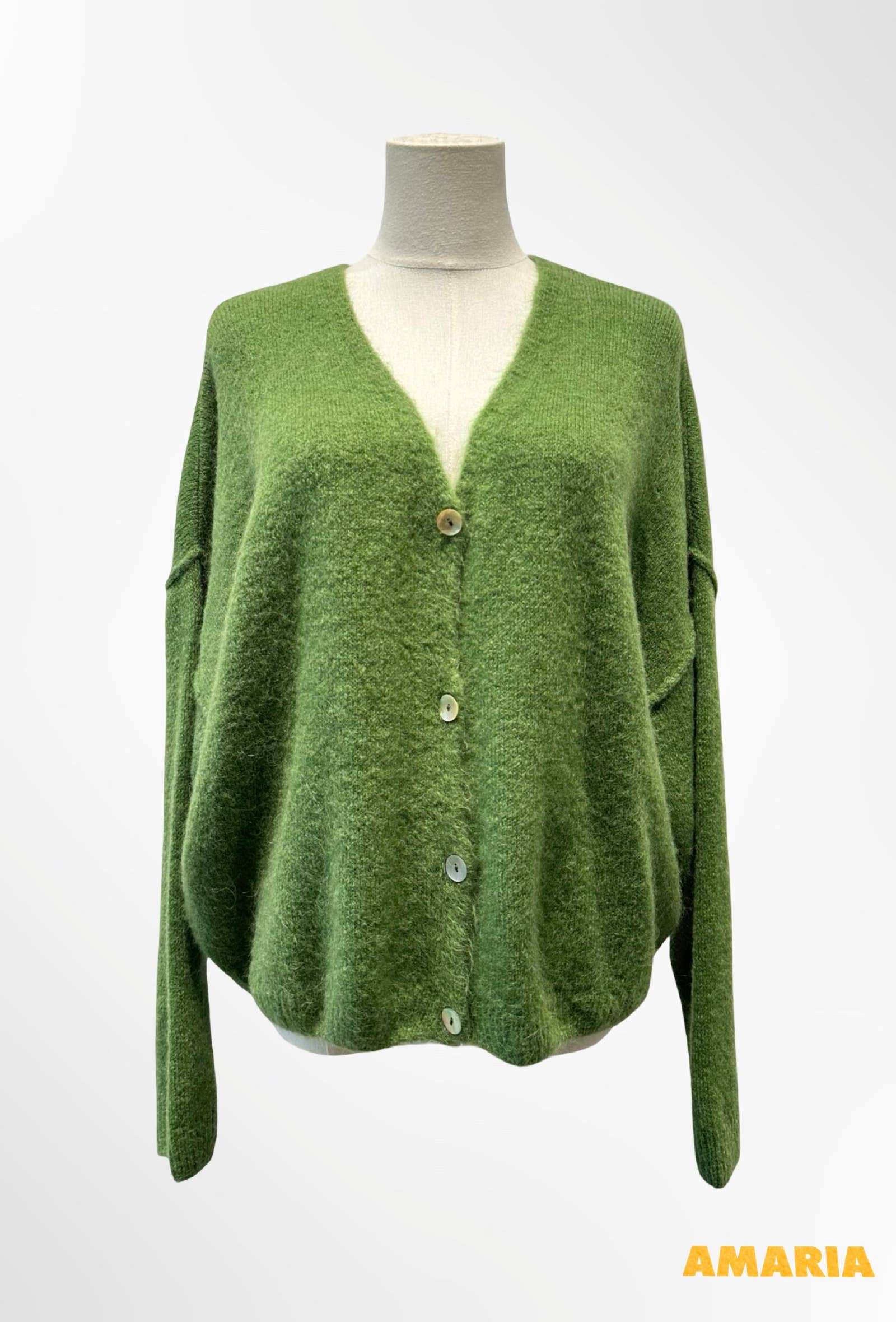 Gilet Col V Profond en Maille Douce ALPAGA