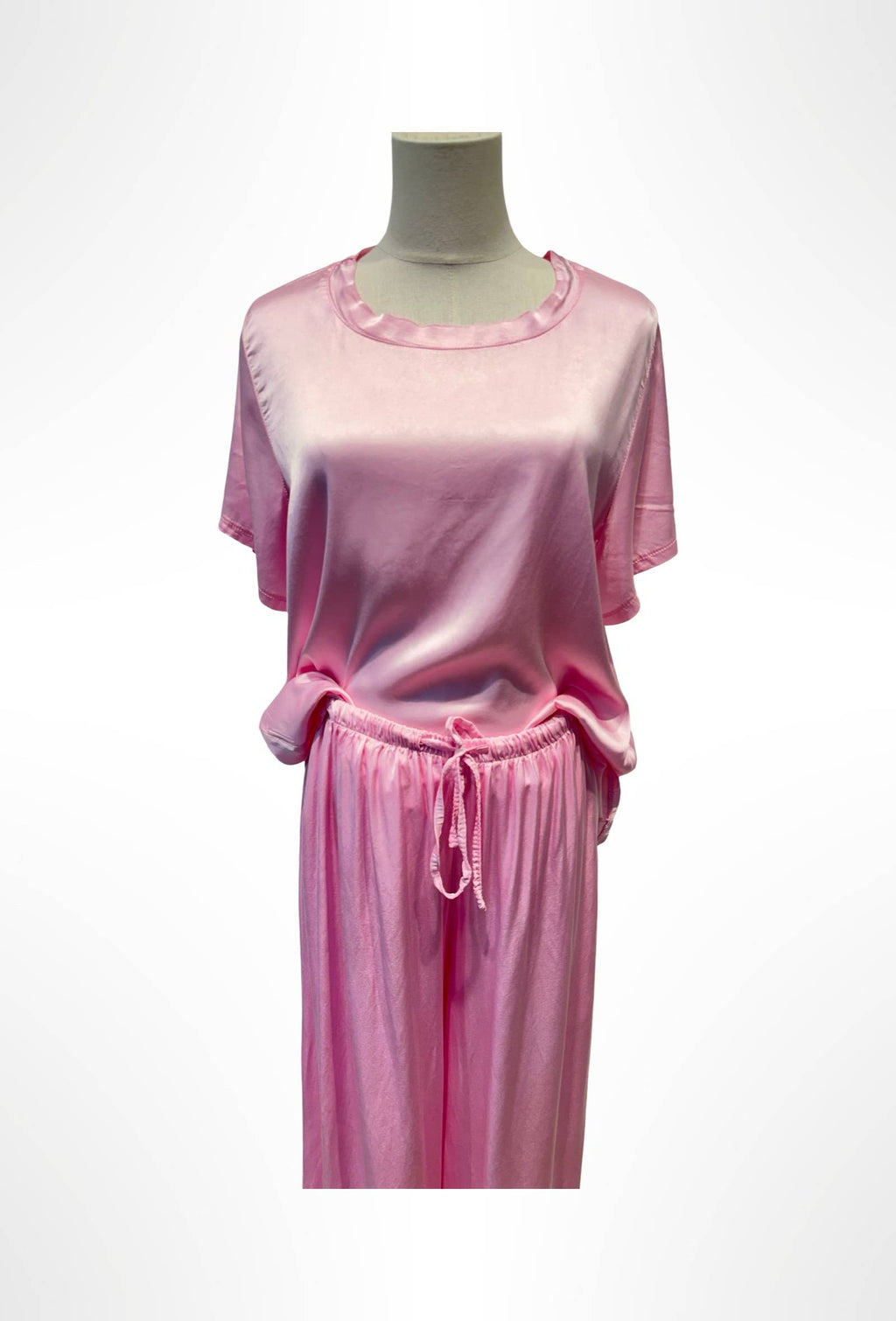 Ensemble Satin, Haut et Pantalon Fluide % VISCOSE