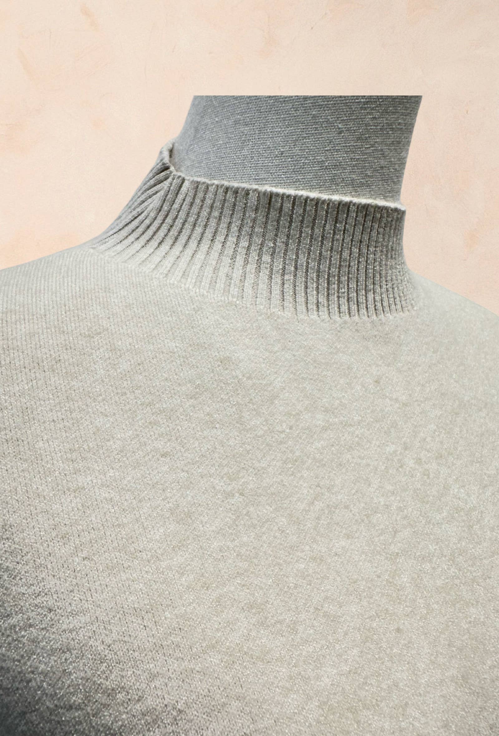 Débardeur en maille col montant VISCOSE