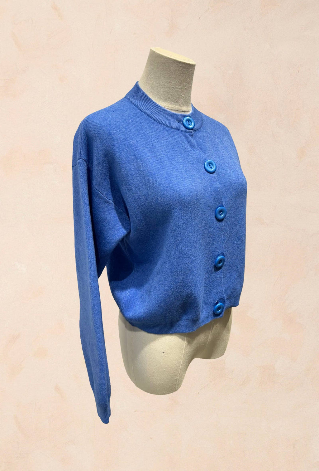 Cardigan Court à Gros Boutons VISCOSE