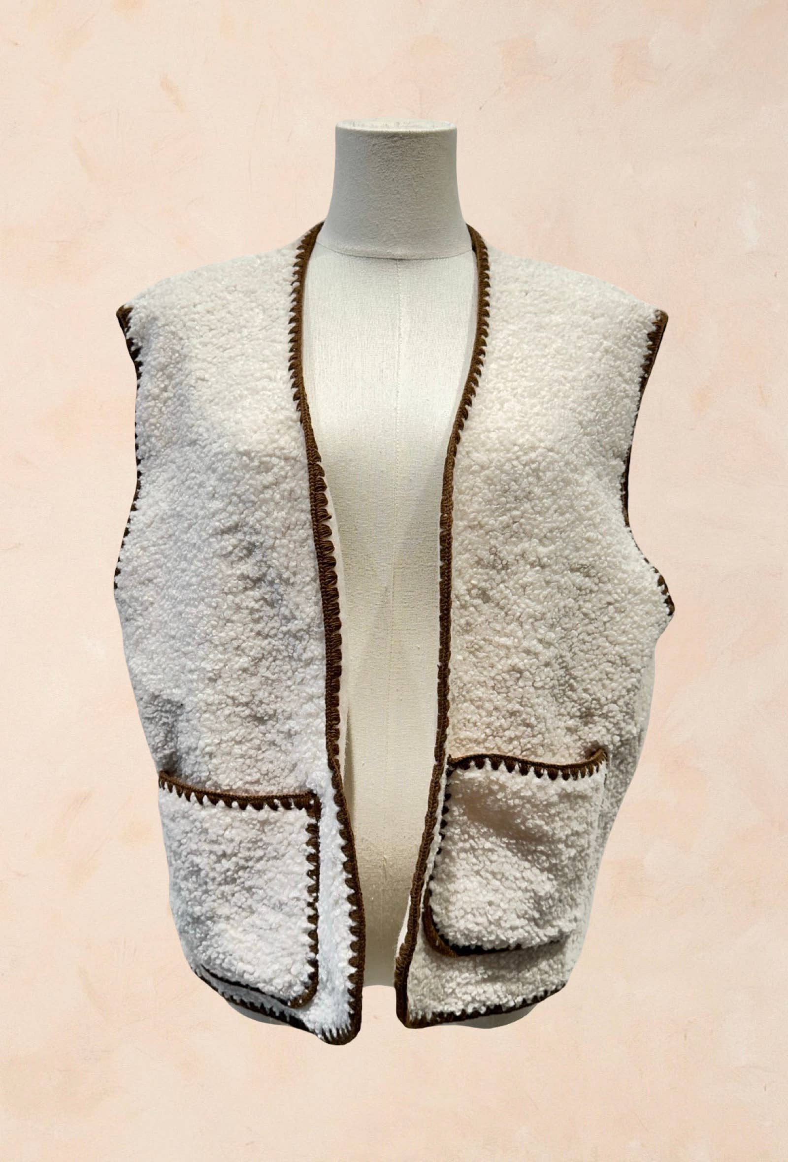 Gilet sans manches Look Vintage