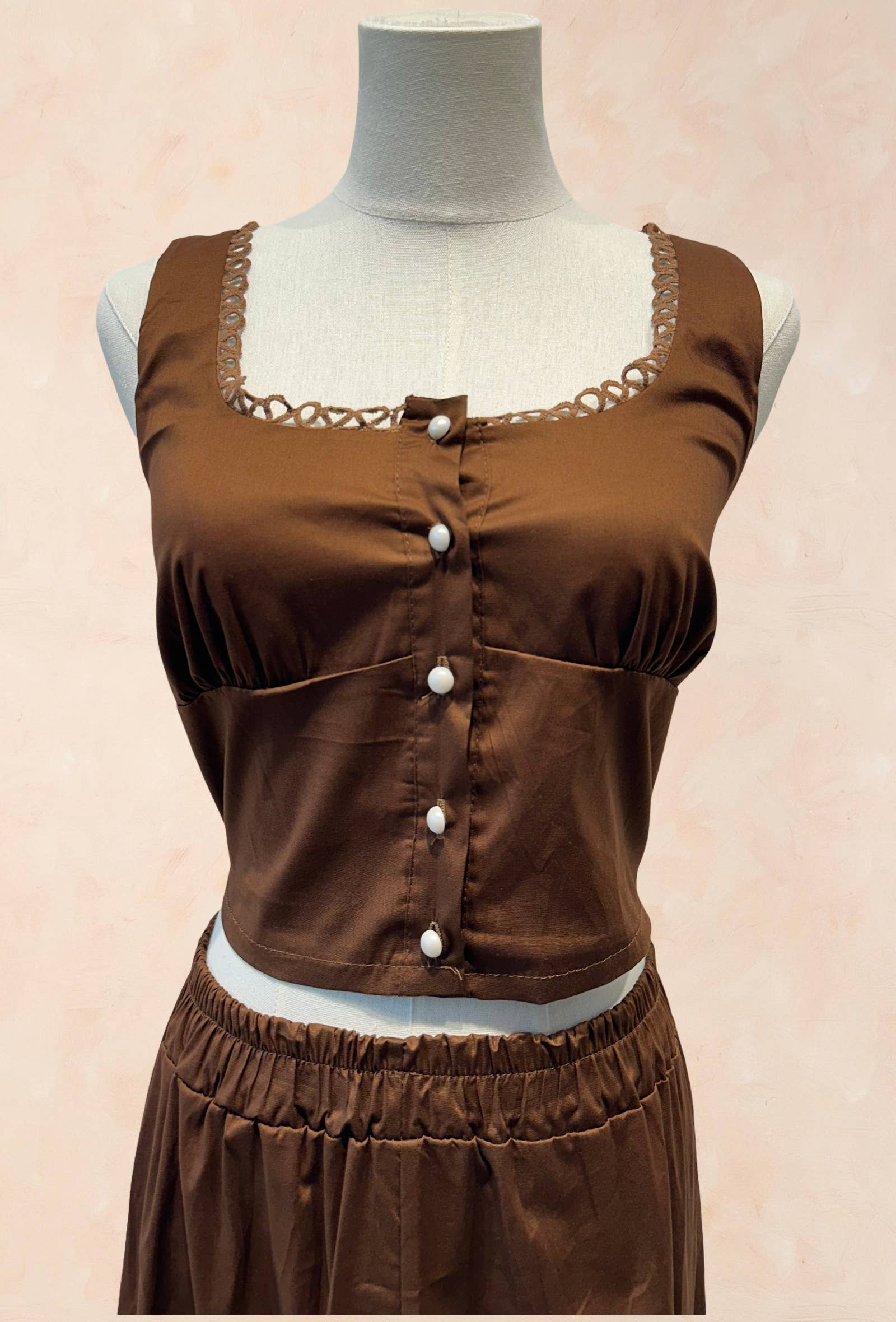 Ensemble Top & Jupe Longue COTON