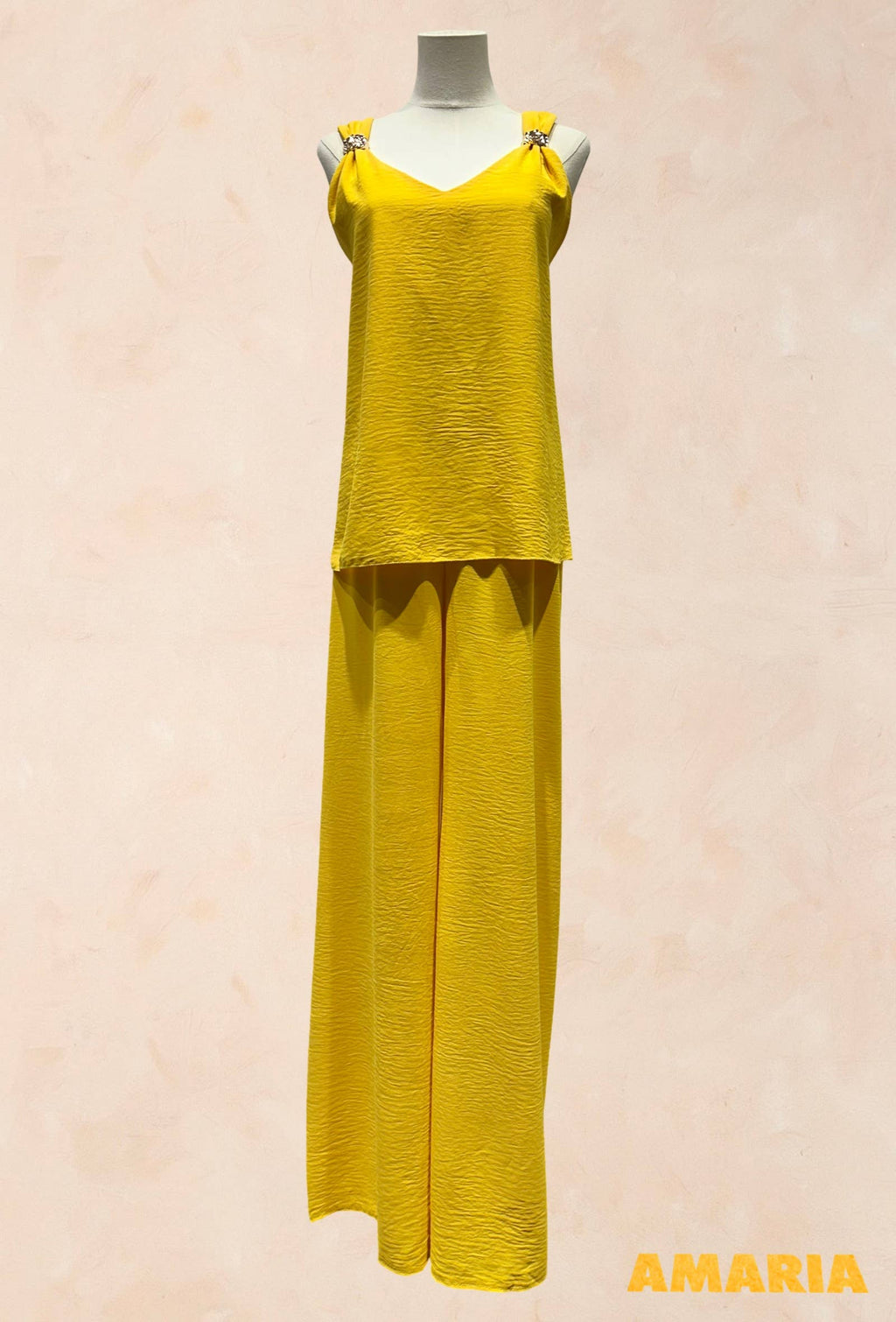 Ensemble top & pantalon palazzo