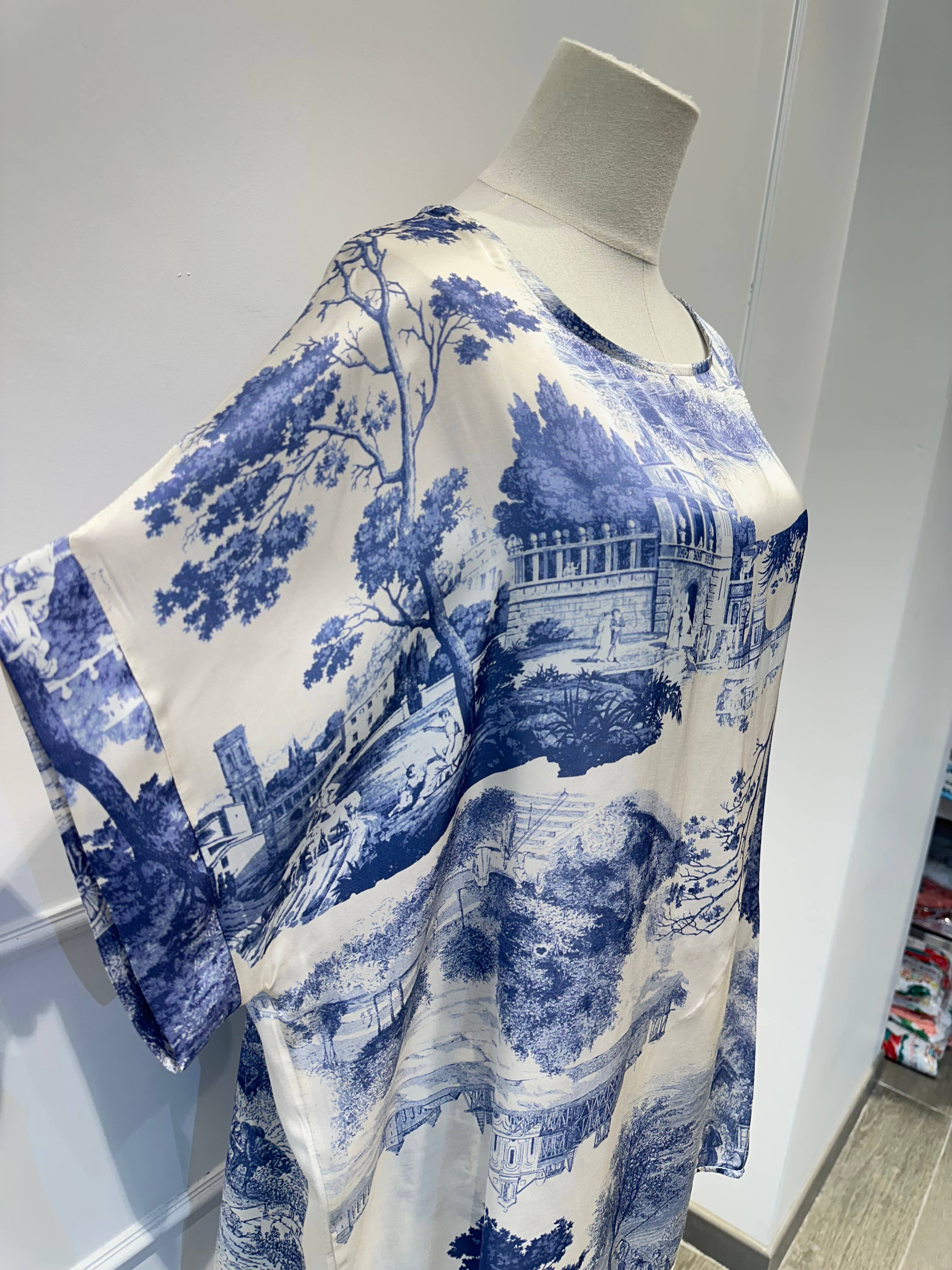 Ensemble fluide imprimé toile de Jouy % VISCOSE