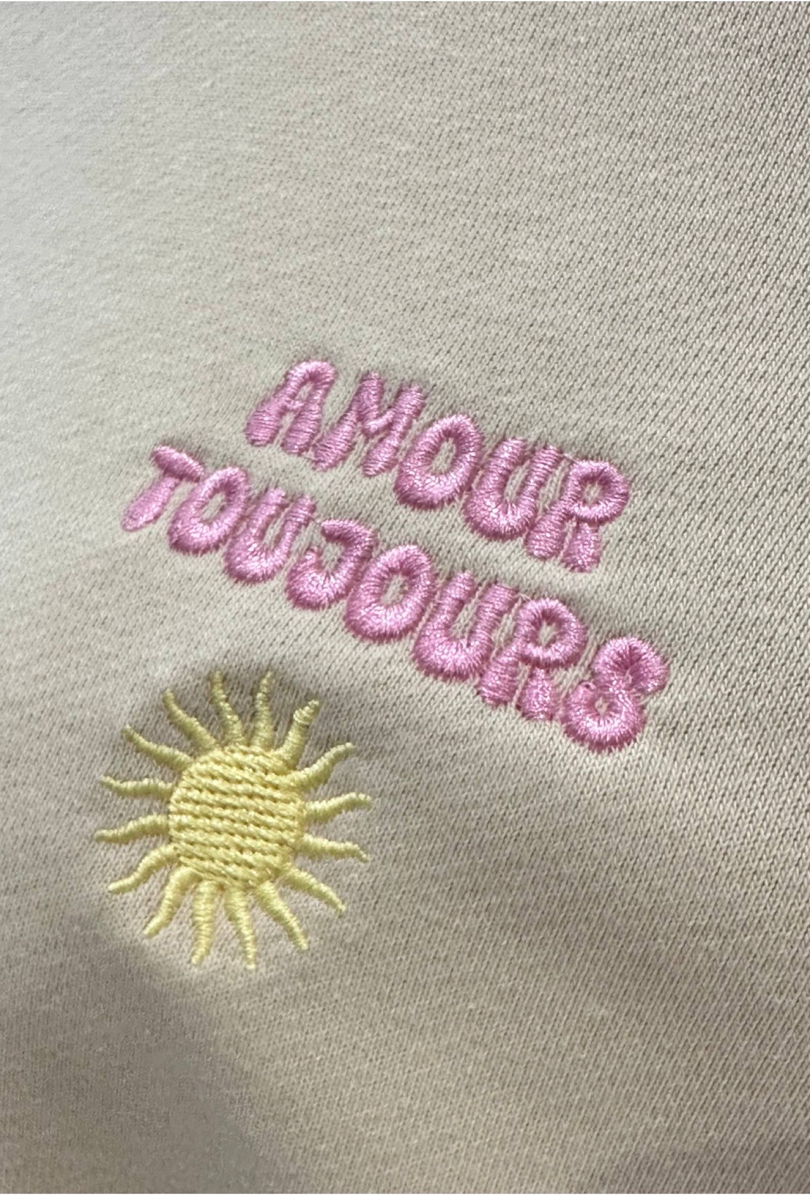 Sweat shirt Oversize – Broderie Amour Toujours