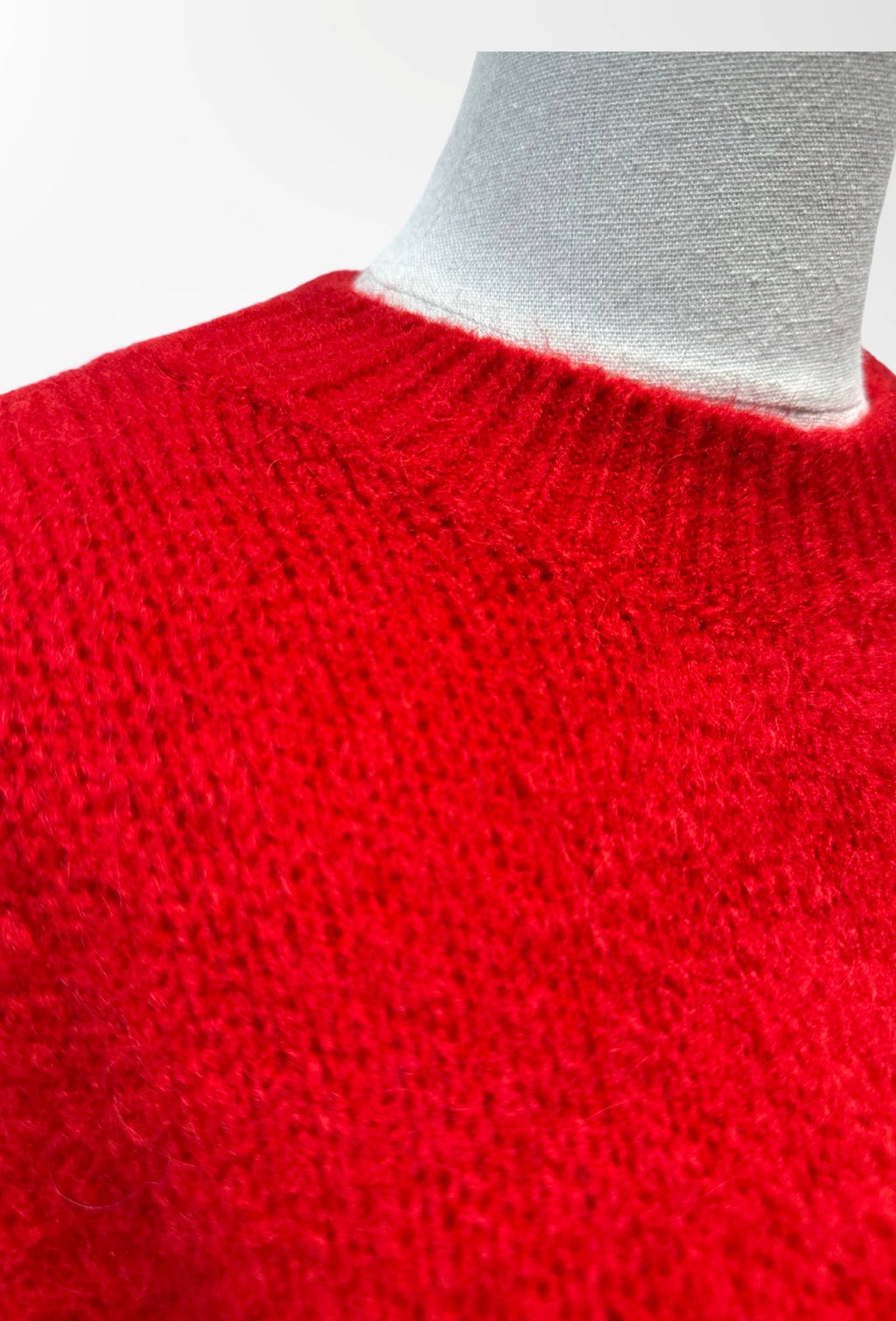 Pull col rond qualité premium ALPAGA / LAINE