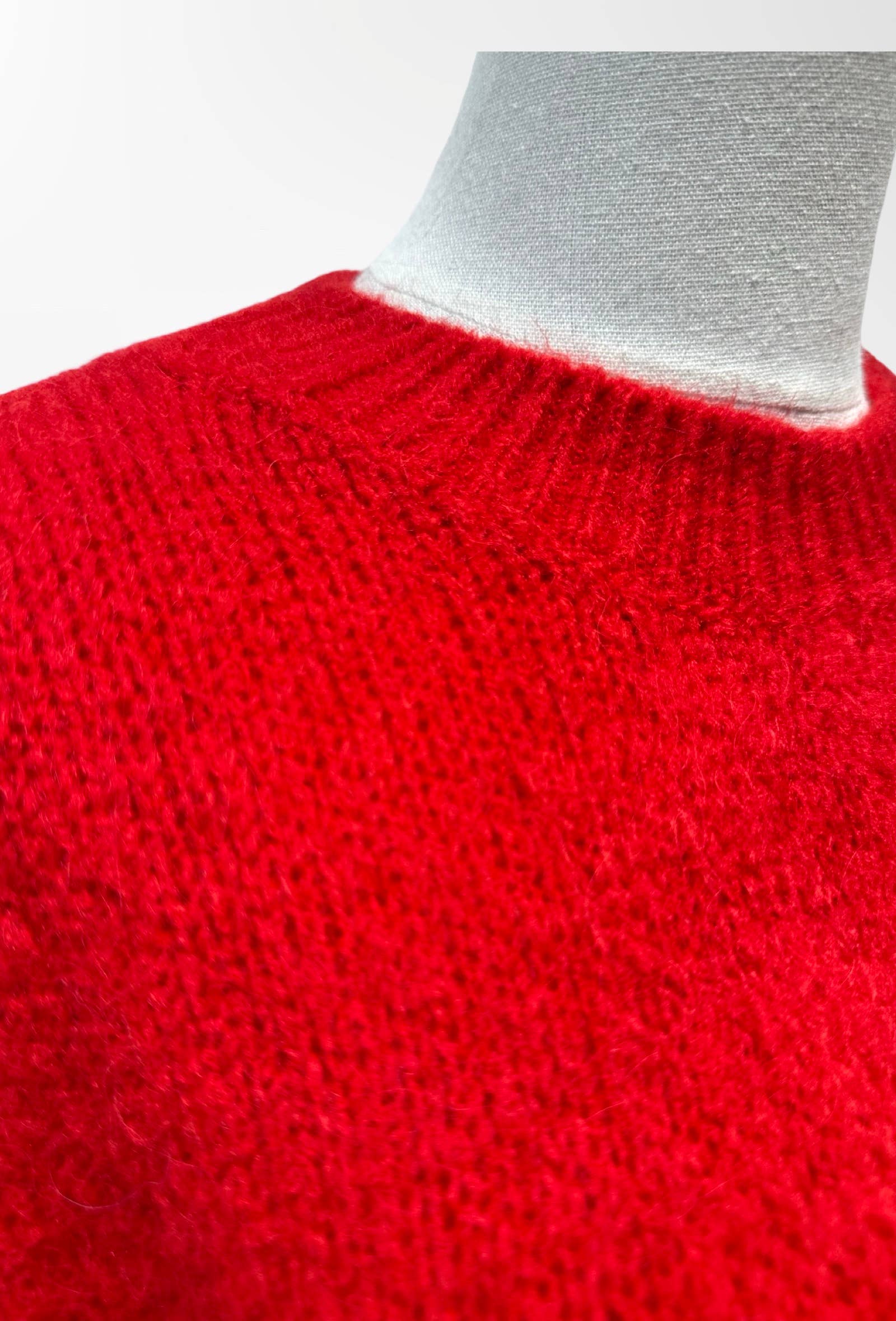 Pull col rond qualité premium ALPAGA / LAINE