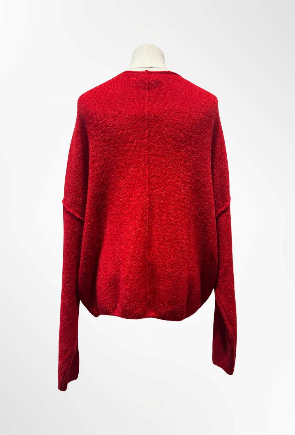 Pull Oversize Col Rond Maille Douce ALPAGA