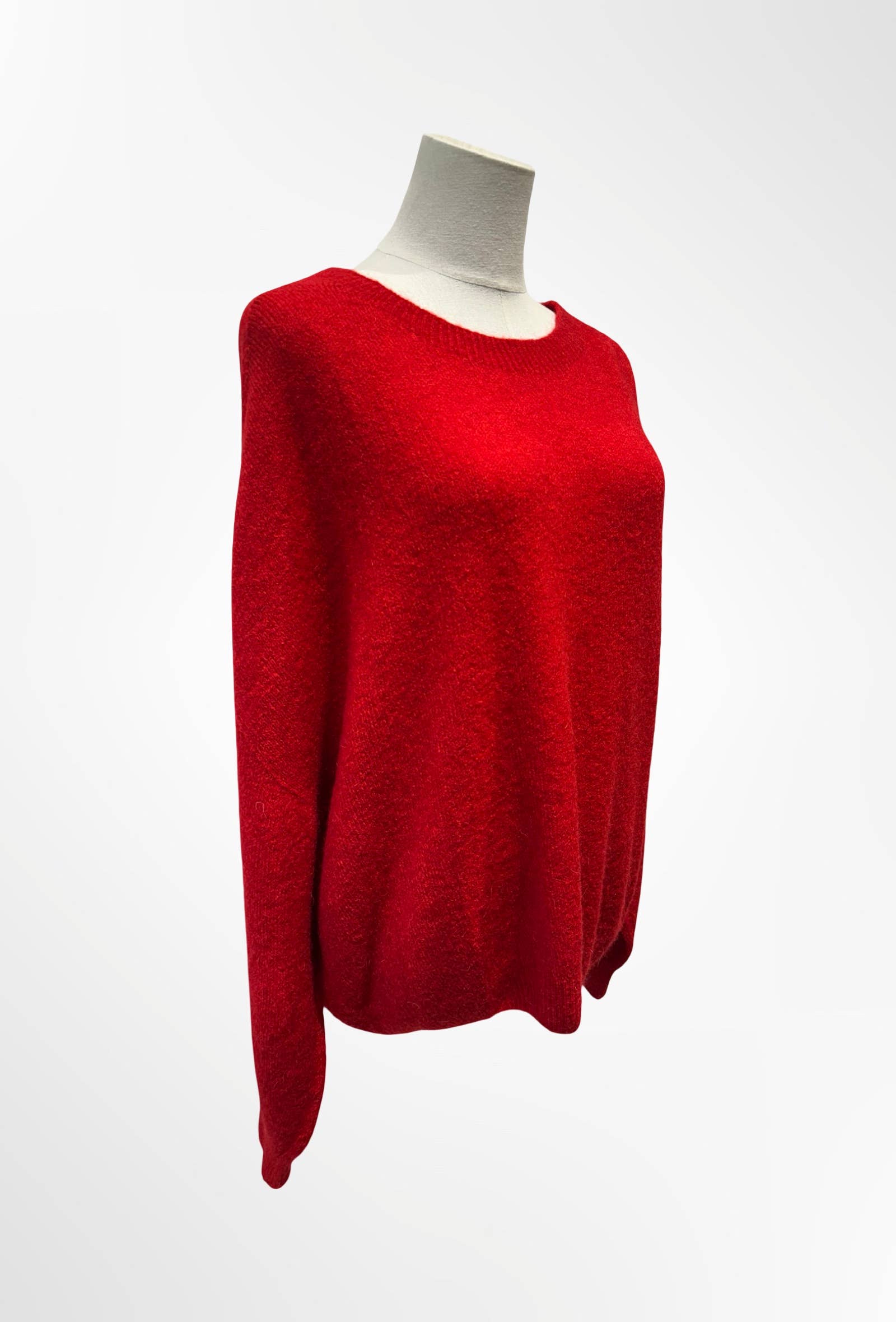 Pull Col Rond Maille Douce Oversize ALPAGA