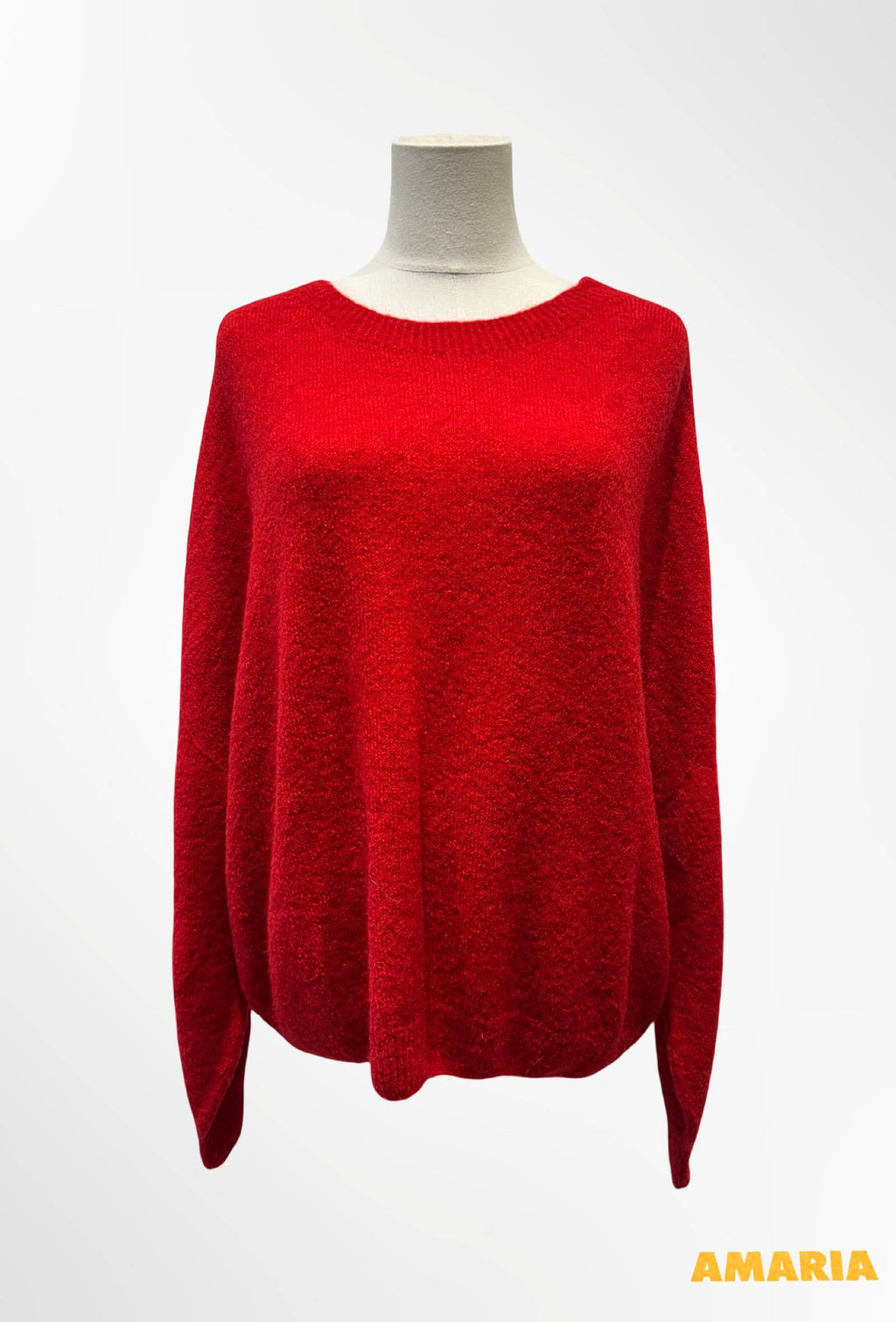 Pull Col Rond Maille Douce Oversize ALPAGA