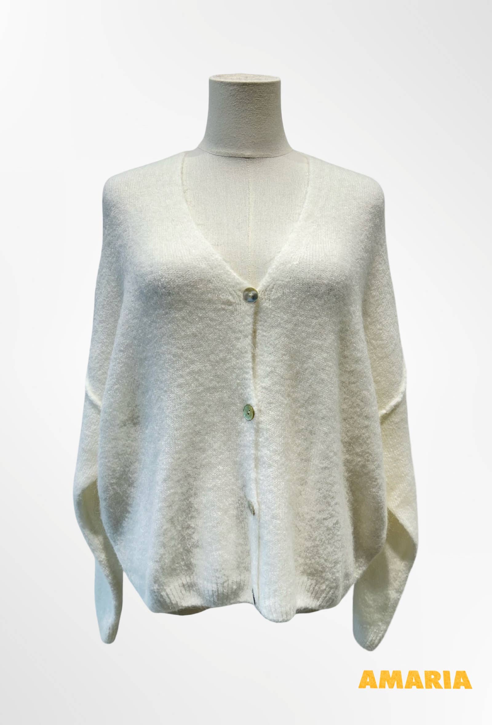Gilet Col V Profond en Maille Douce ALPAGA