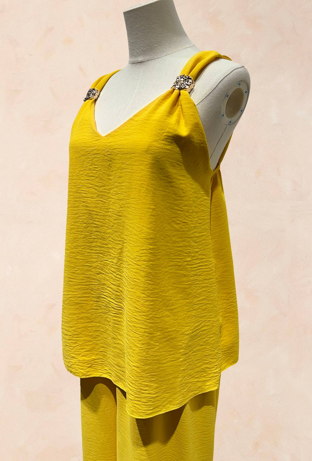 Ensemble top & pantalon palazzo