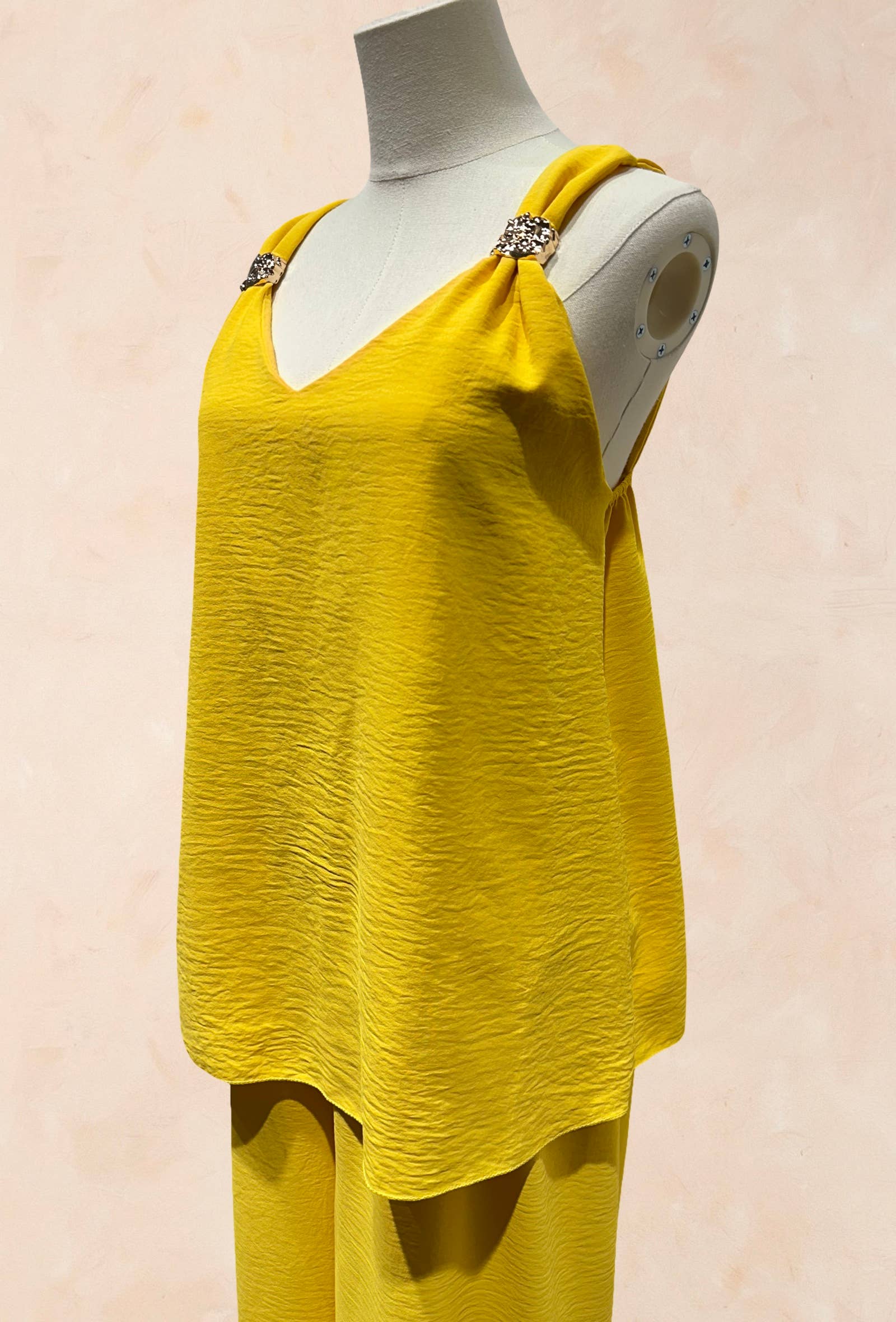 Ensemble top & pantalon palazzo