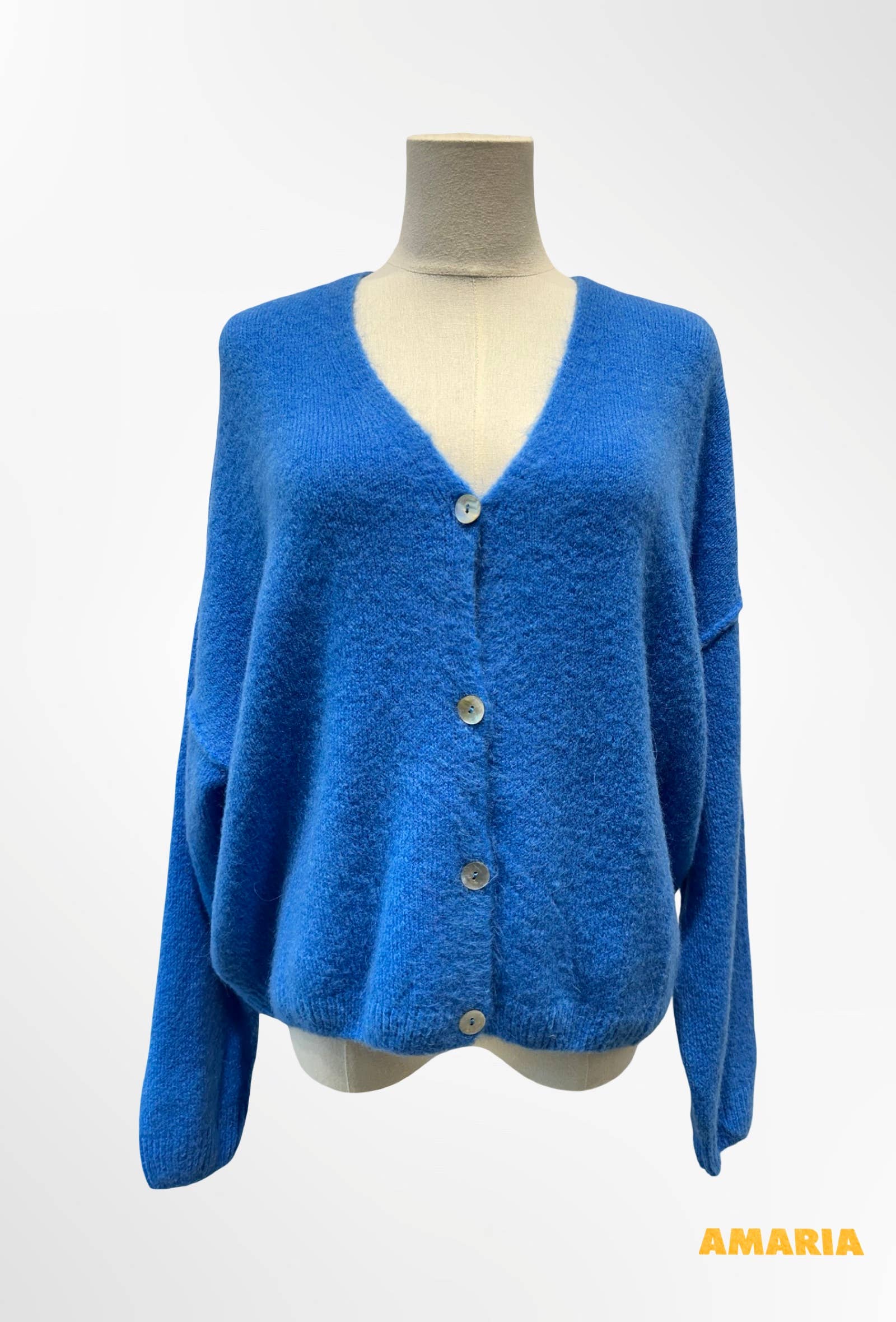 Gilet Col V Profond en Maille Douce ALPAGA