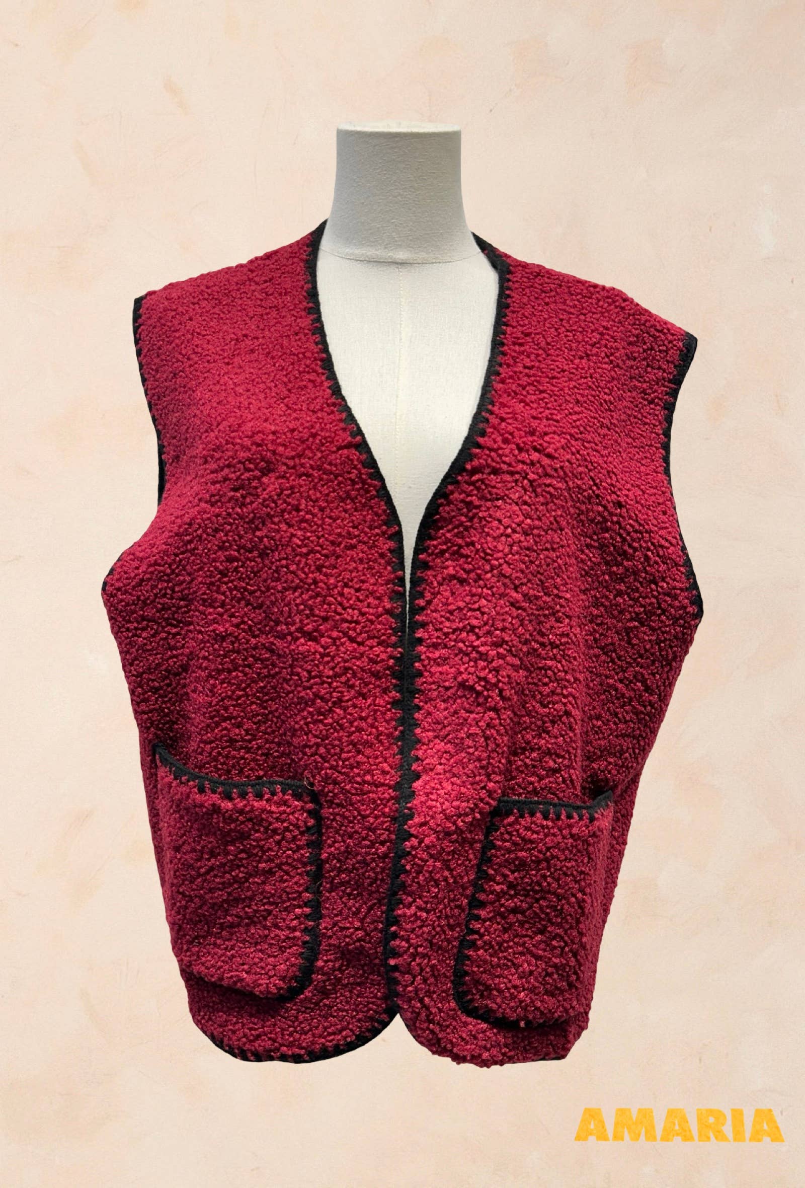Gilet sans manches Look Vintage