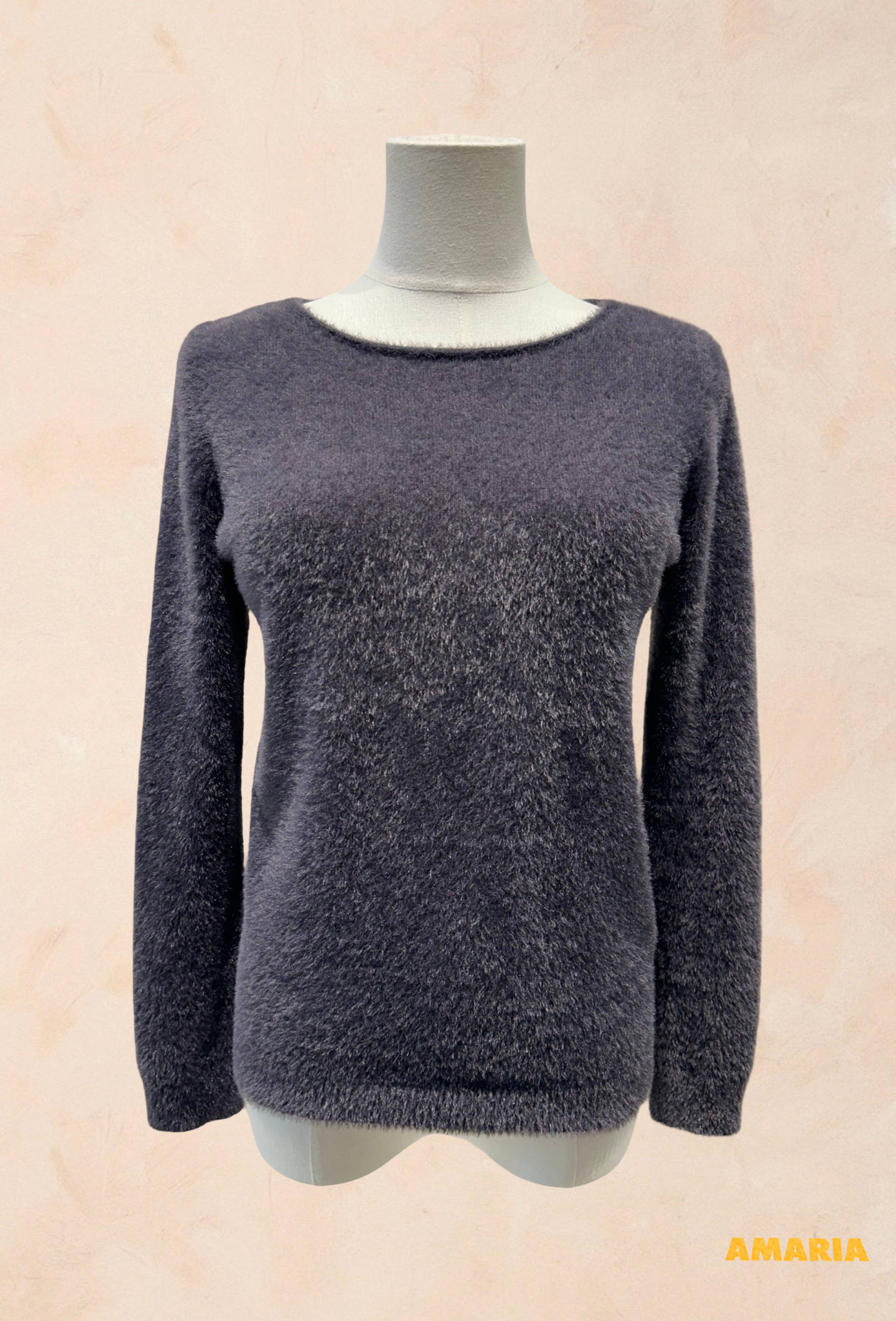 Pull Tout Doux Effet Peluche Manches Longues