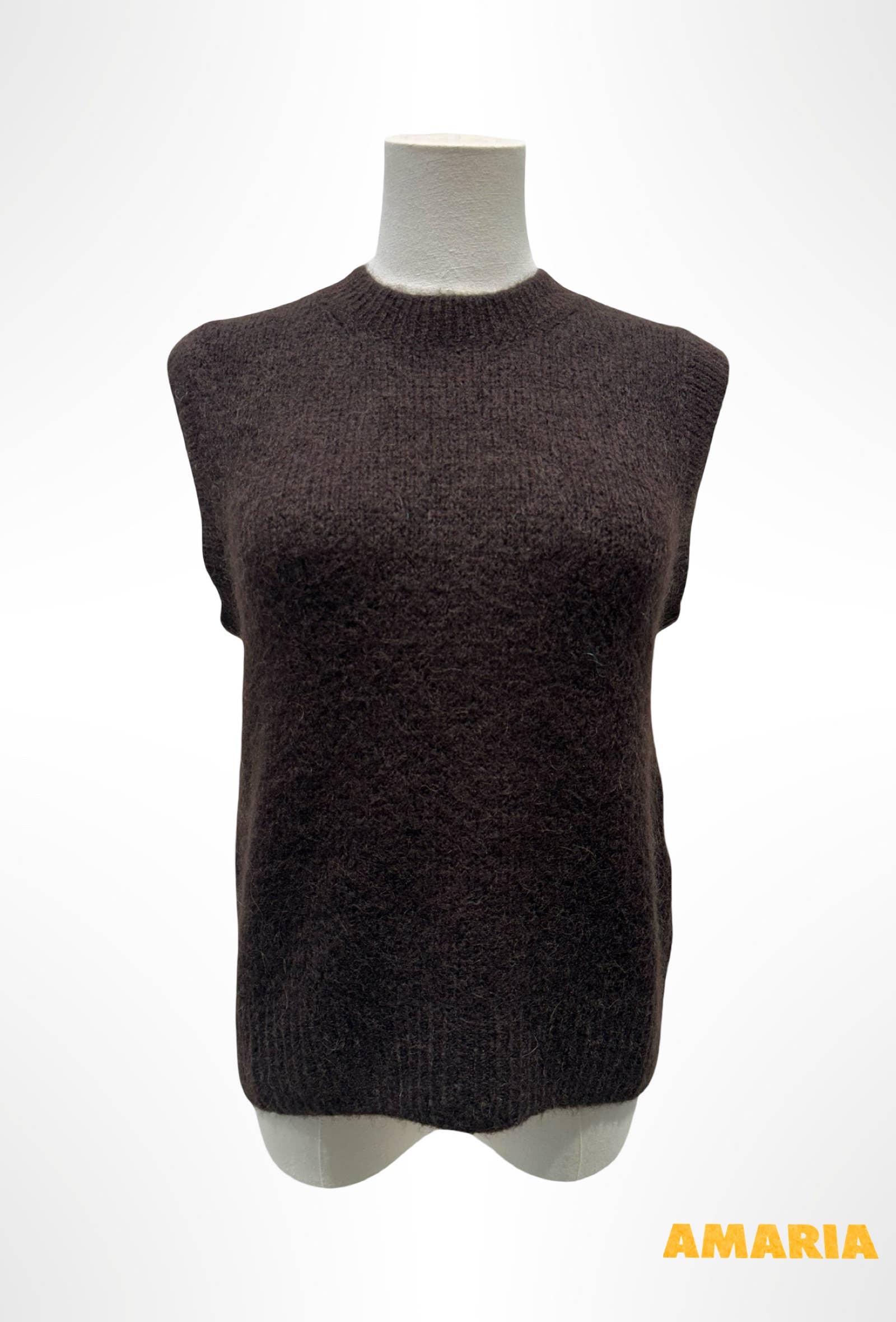Pull col rond Sans Manches ALPAGA