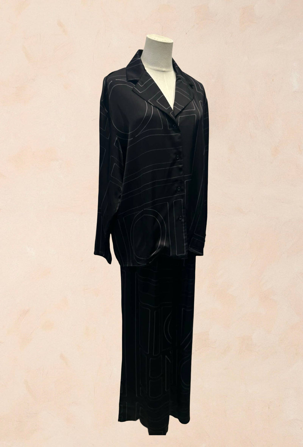 Ensemble PT Chemise Fluide Graphique % VISCOSE