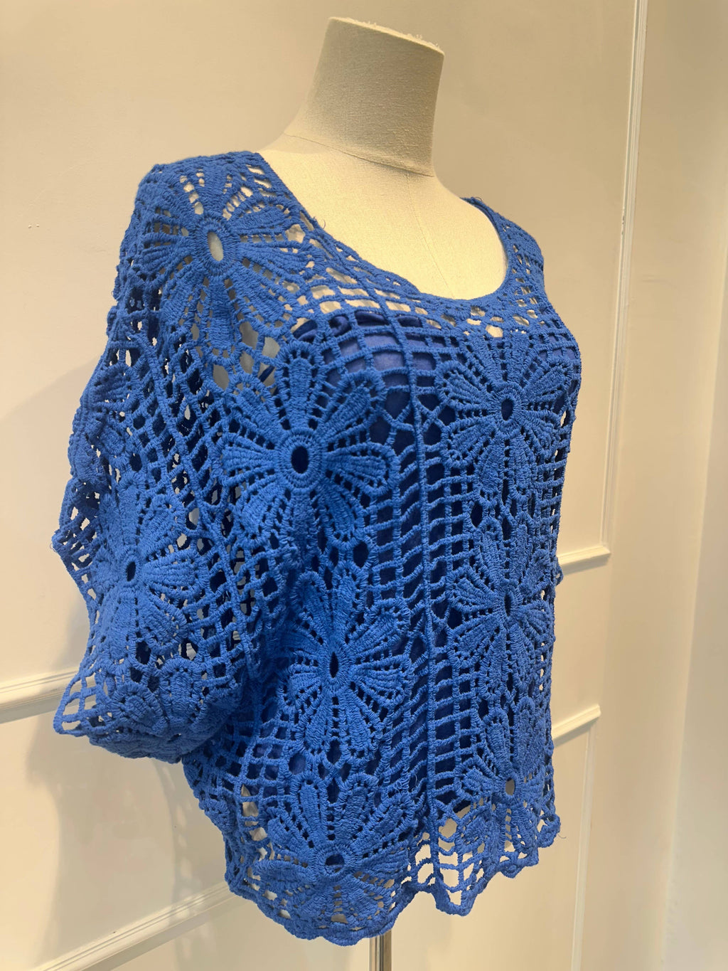 Haut en Crochet Manches courtes J