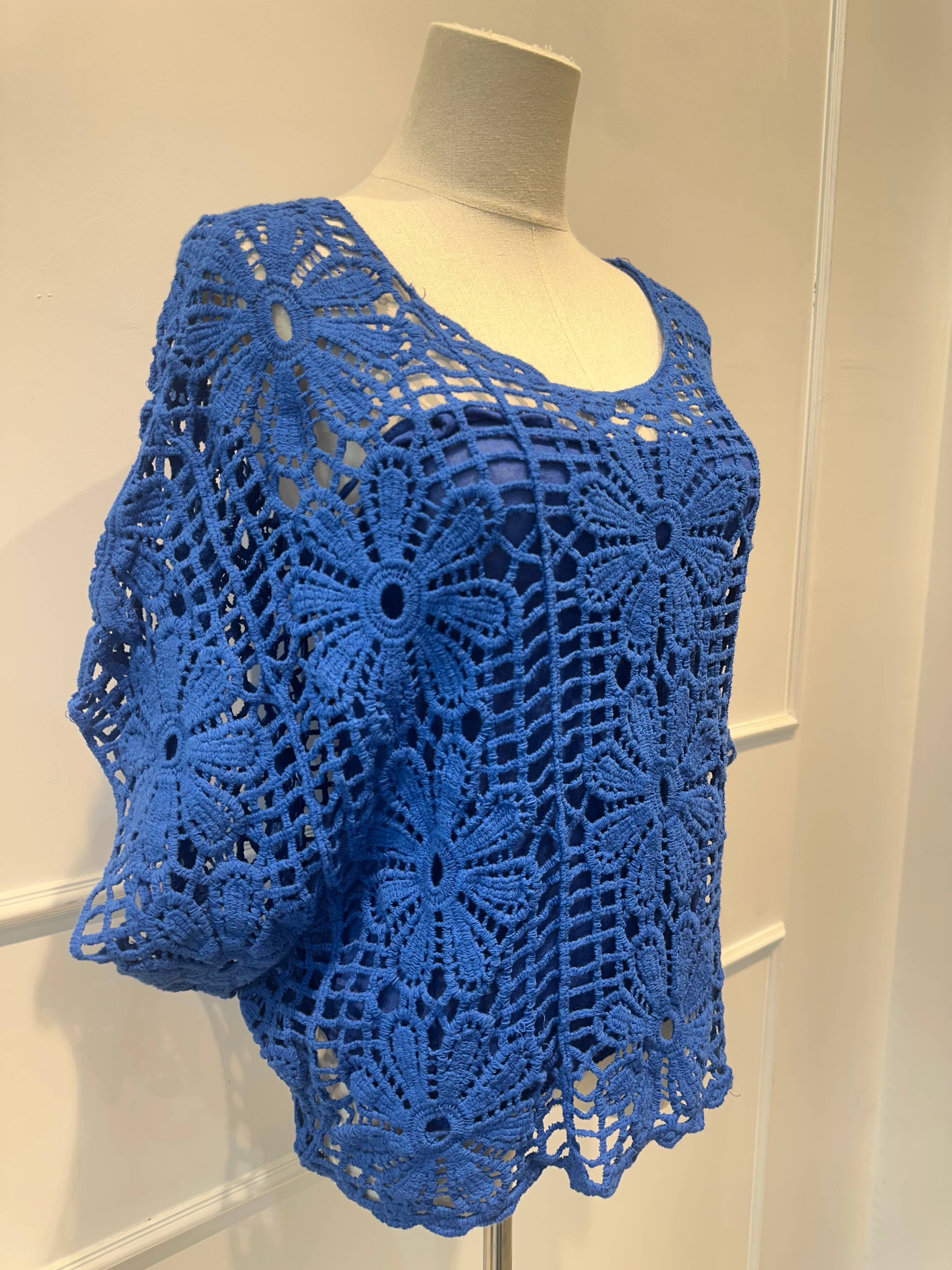Haut en Crochet Manches courtes J