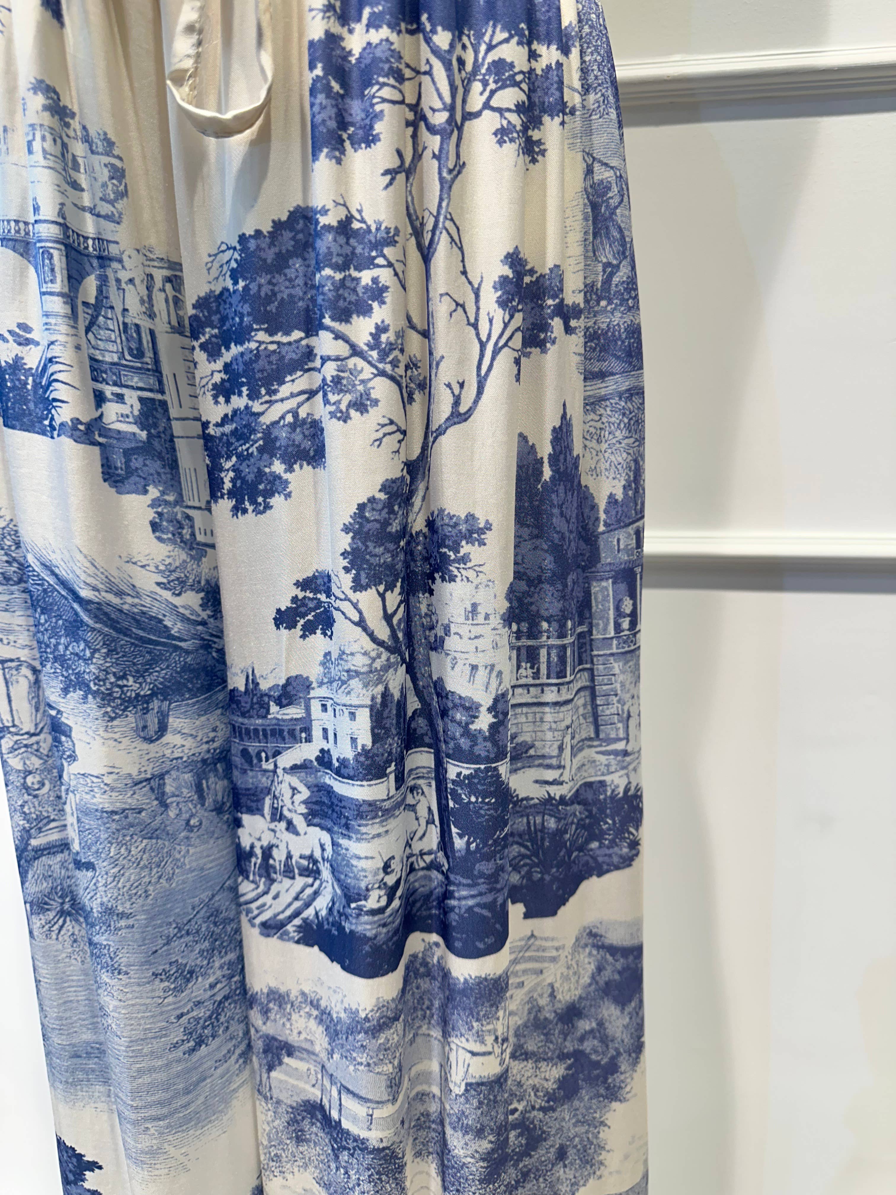 Ensemble fluide imprimé toile de Jouy % VISCOSE